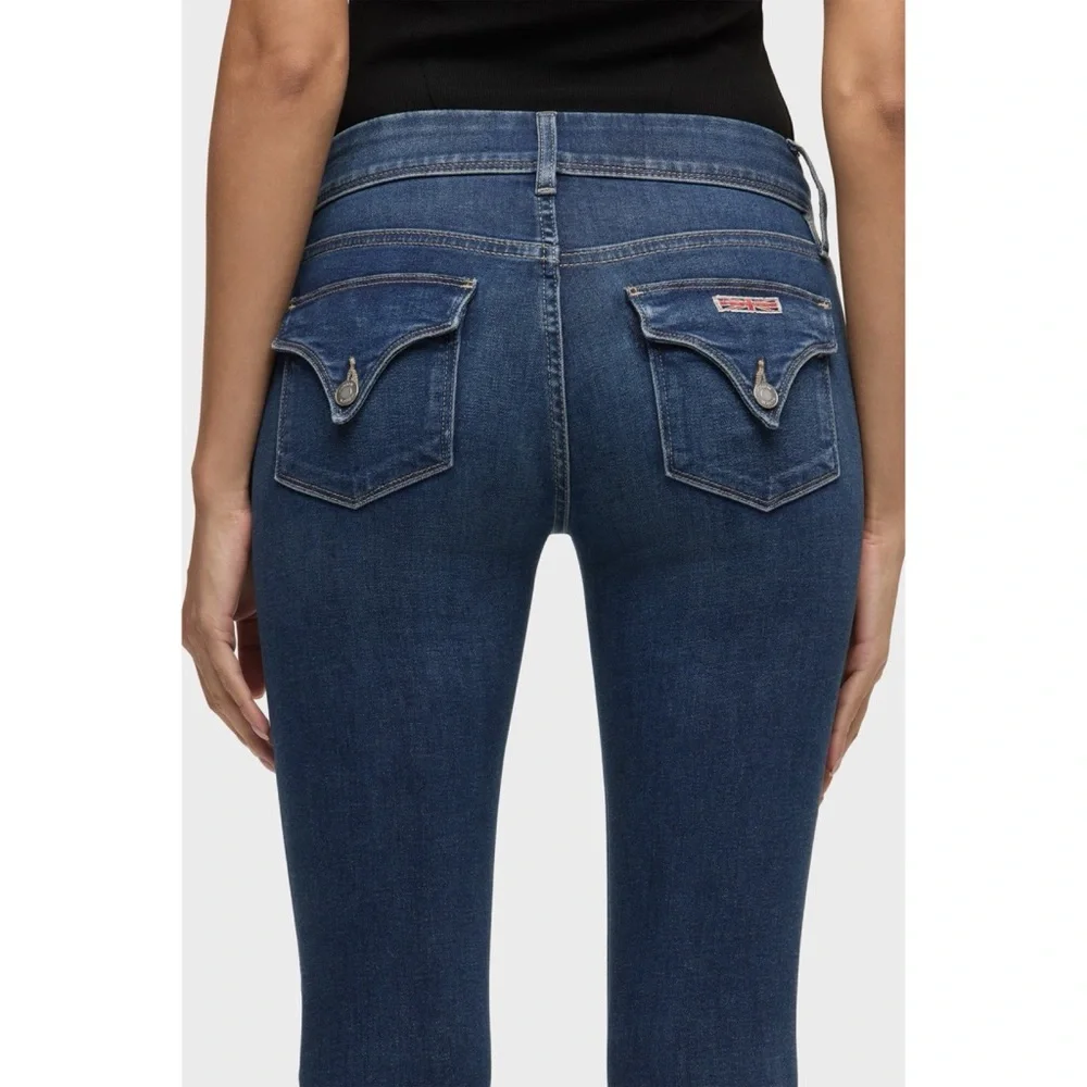 ❤️ Hudson Collin Flap Skinny Jeans Dark Wash Sz 32 - Picture 1 of 13